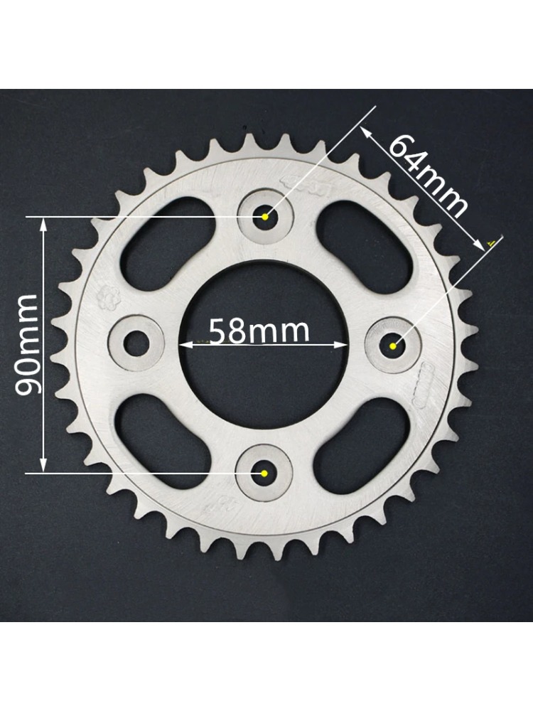 Motorcycle Sprocket 428-32T/34 - 428 Chain recension och pris