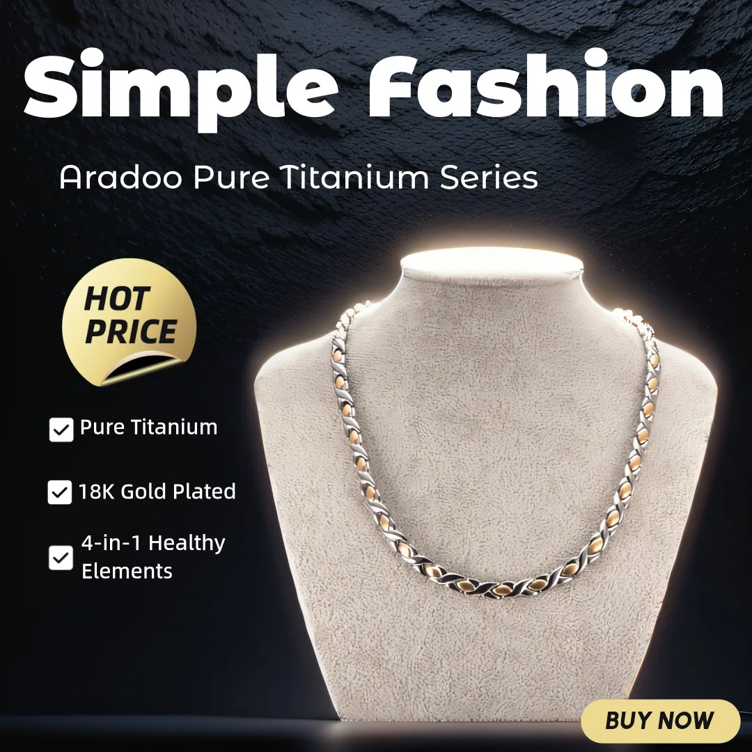 ARADOO Pure Titanium Necklace  - Ansi Chain recension och pris
