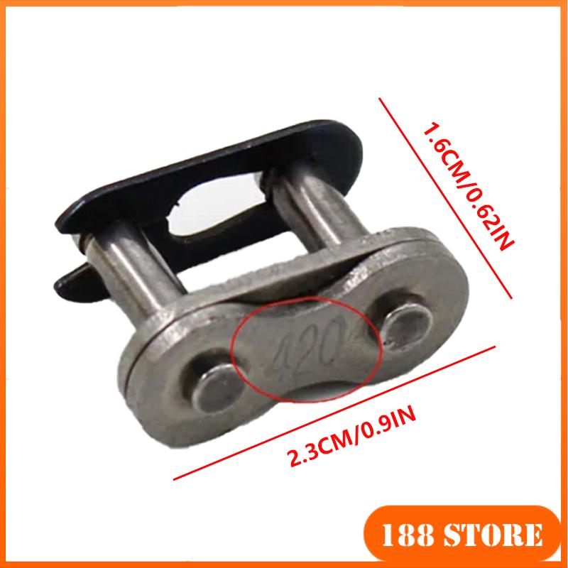 10 PCS Motorcycle Chain Card 4 - 428 Chain recension och pris