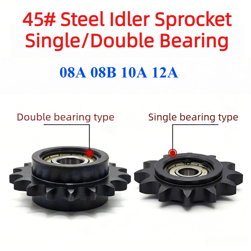 1PCS 45# Steel Idler Sprocket  - Chain Sprocket Set recension och pris