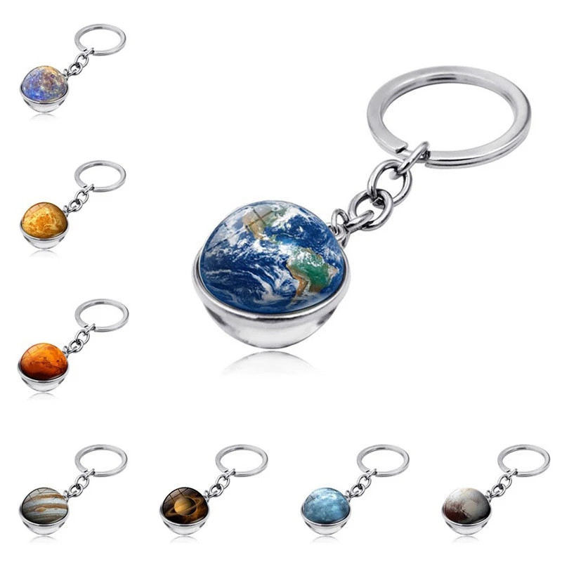 Glass Ball Car Key Chain Earth - Xcm Chain recension och pris
