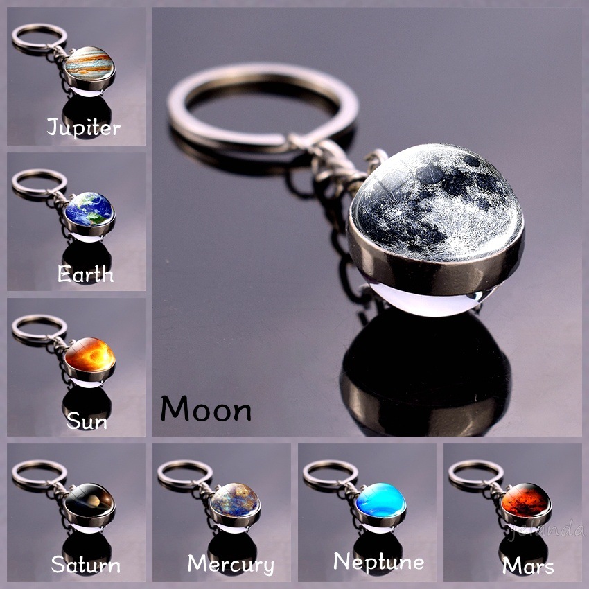 Glass Ball Car Key Chain Earth - Xcm Chain recension och pris
