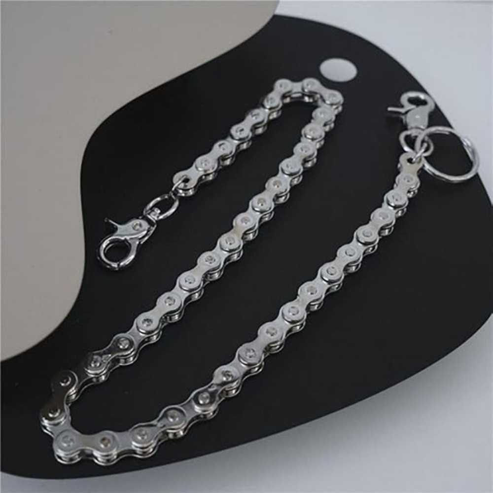 Hip Hop Style Silver Waist Cha - Bicycle Chain recension och pris
